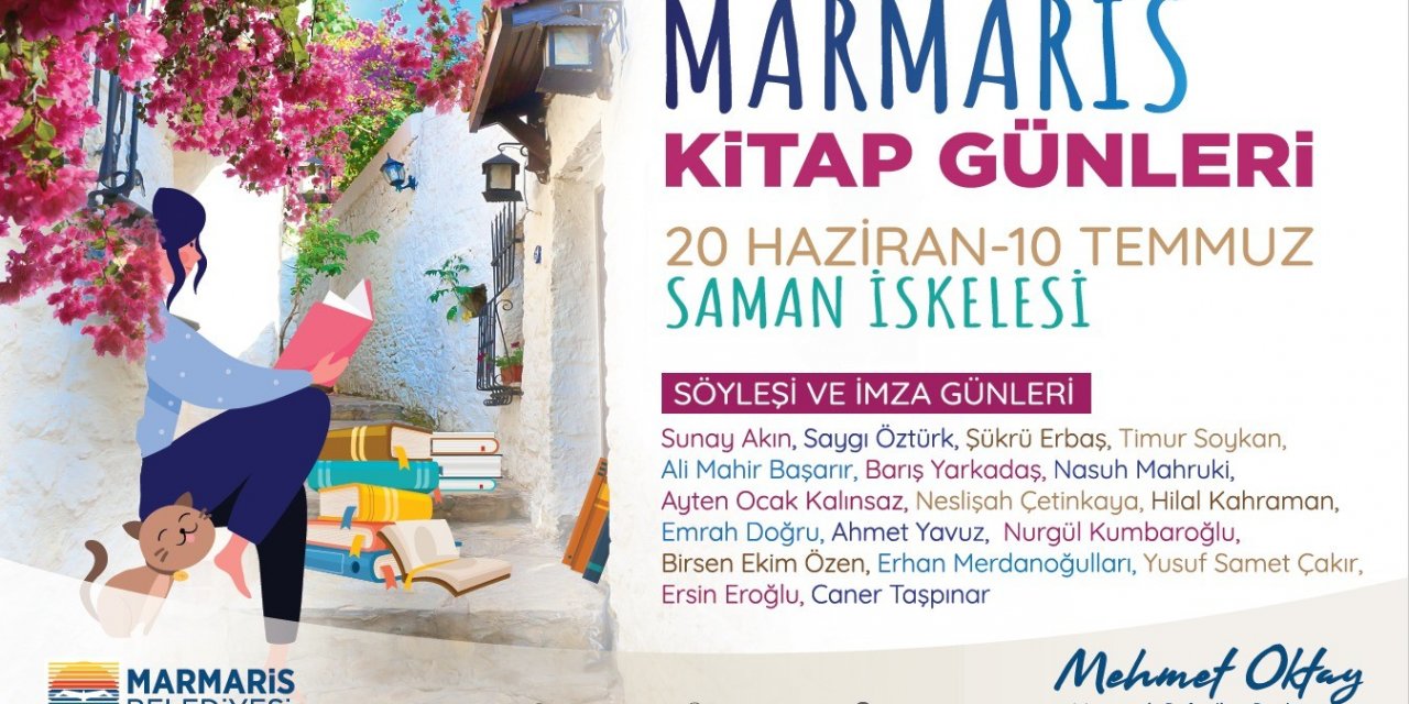 Marmaris 2. Kitap Günleri’ne hazırlanıyor