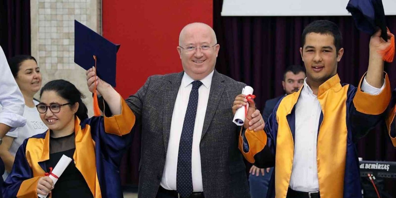 Muğla’da özel eğitim öğrencileri mezun oldu