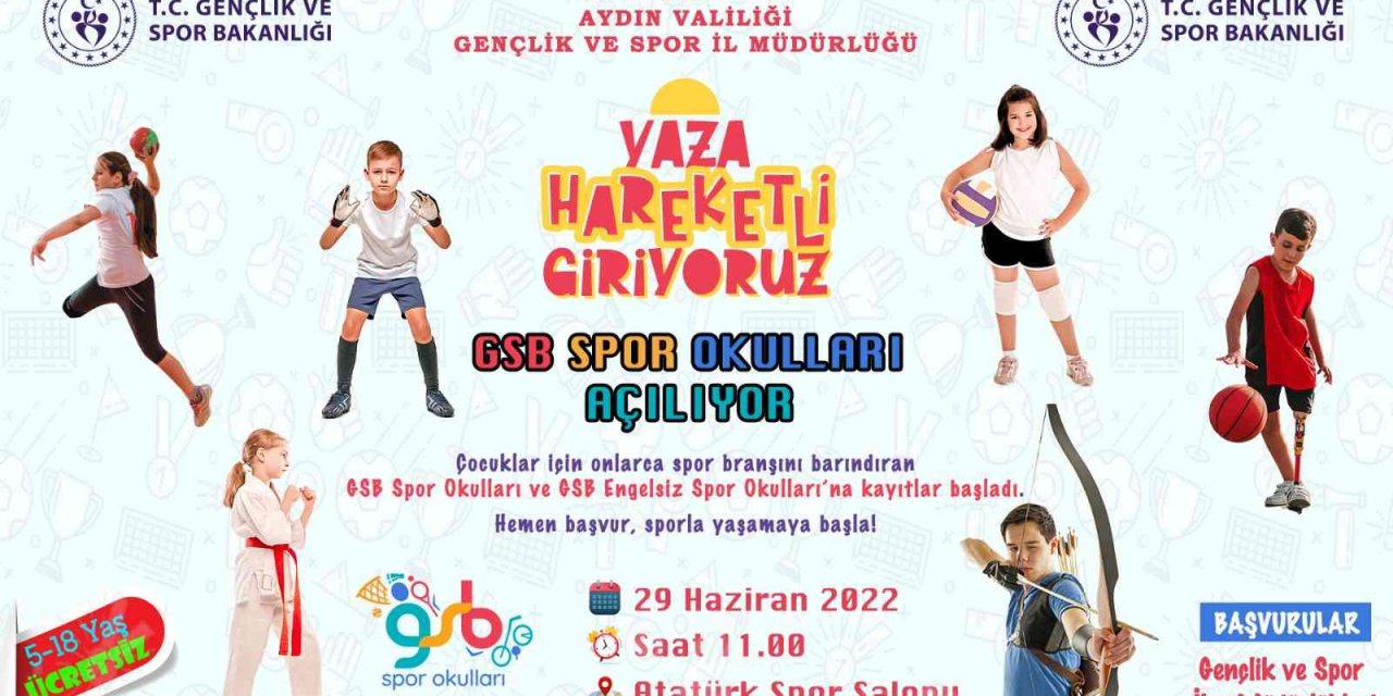 GSB Yaz Spor Okullarına kayıtlar başladı
