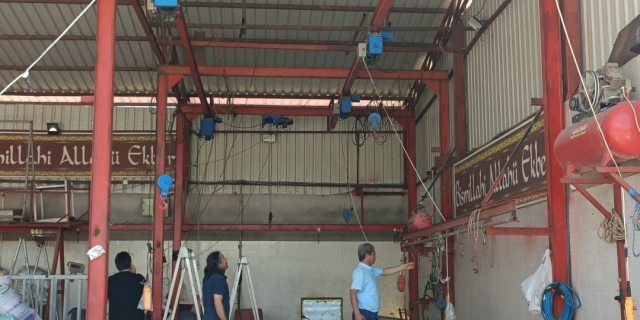 Bergama’da kurban kesim yerlerine denetim