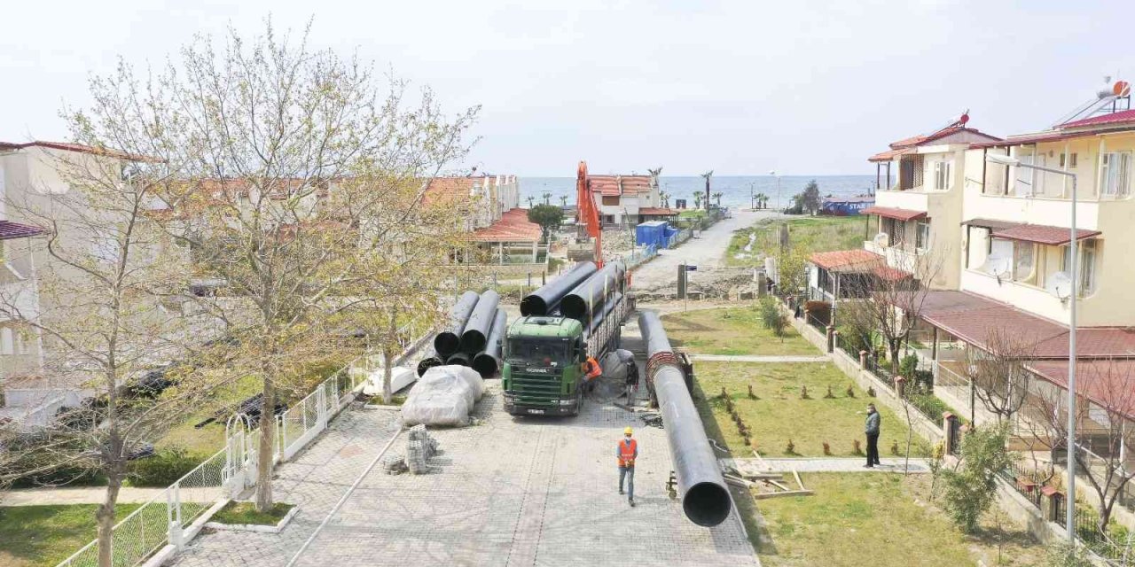 Kuşadası’nda kanalizasyon hatları arıtma tesisine bağlandı