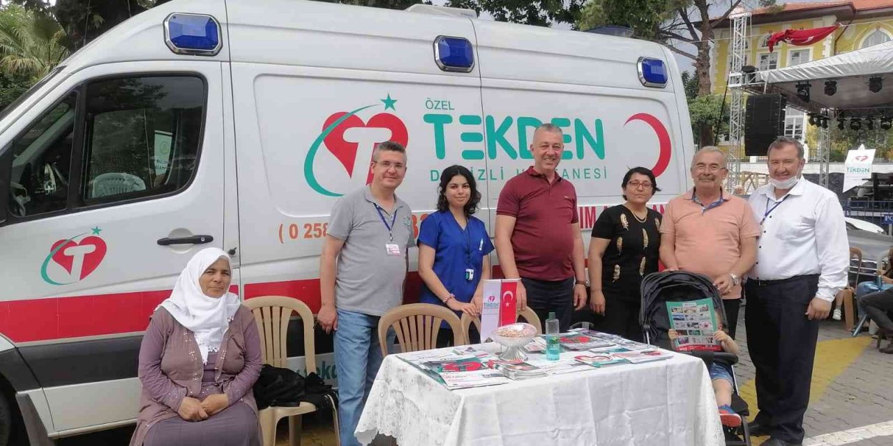 Tekden Hastanesi, Buldan Dokuma Festivaline sağlık desteği verdi