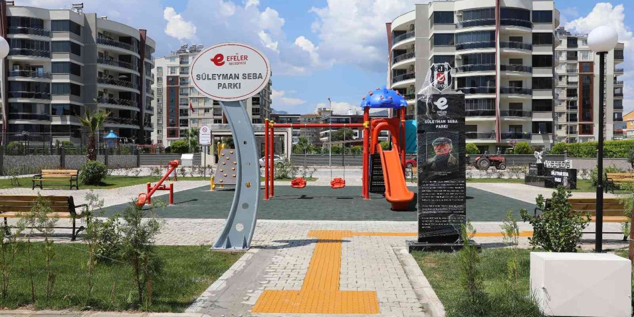 Efeler’de Süleyman Seba Parkı hizmete açılıyor