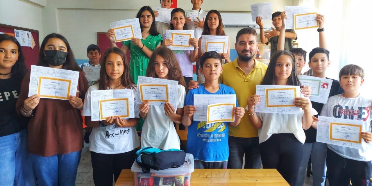 Köyceğiz’de karne töreni yapıldı