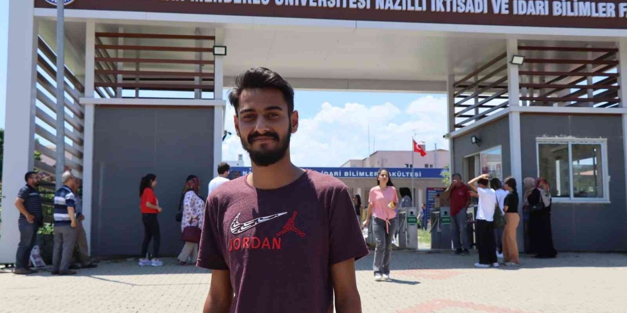 Başkan Özcan’ın sınava yetişmesini sağladığı öğrenciden teşekkür