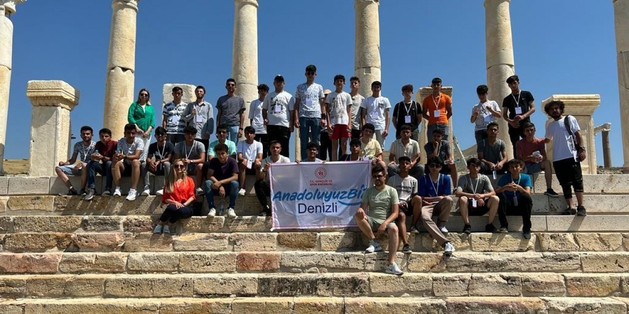 ’Biz Anadoluyuz’ projesiyle gençler Denizli’yi tanıdı