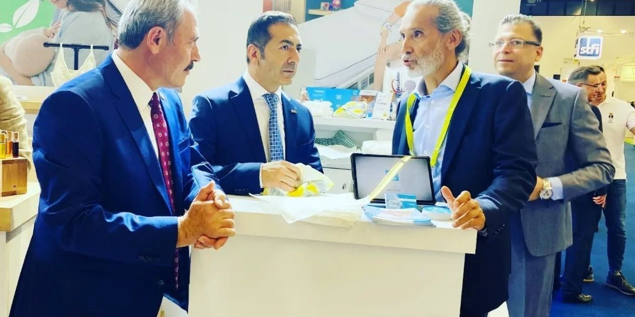 Denizli’de hastalar için geliştirilen kumaş fuarın gözdesi oldu