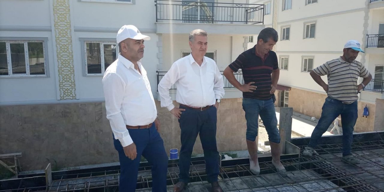 Buharkent’te toplu konut projesinde son 2 bloğun inşaatı başladı