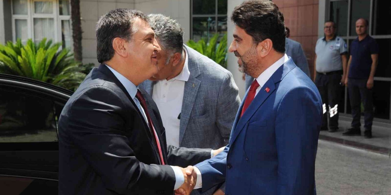 ADÜ Rektörü Aldemir, Dışişleri Bakan Yardımcısı ve AB Başkanı Kaymakcı’yı ağırladı