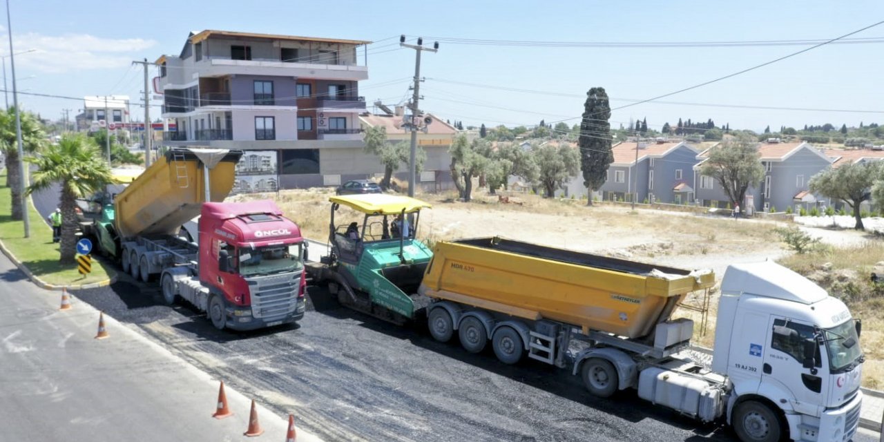 Büyükşehir Didim’de yolları yeniliyor