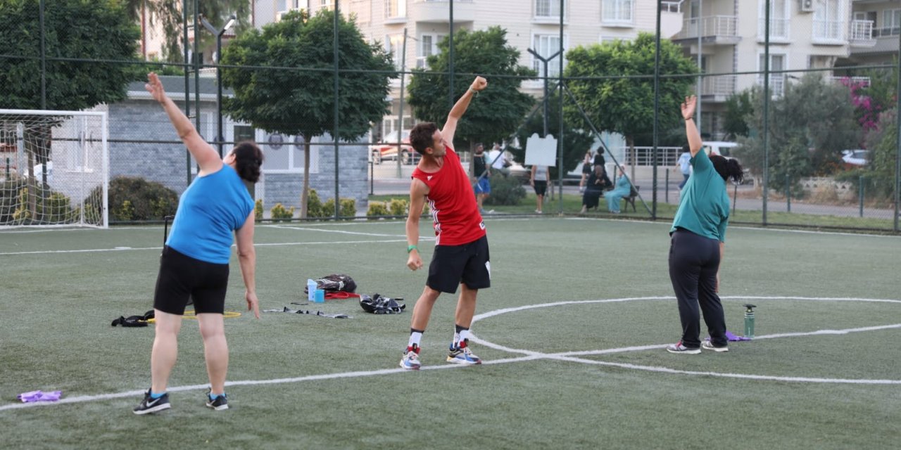 Didimliler daha sağlıklı bir hayat için spor yapıyor