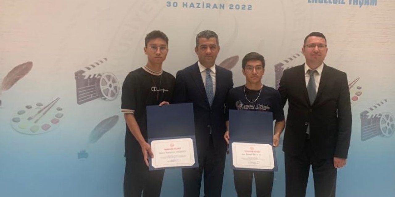 Lise öğrencilerin duyarlı ve anlamlı kısa filmi ödüle layık görüldü