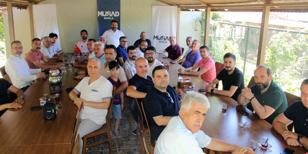 MÜSİAD Muğla Şubesinden aylık değerlendirme toplantısı