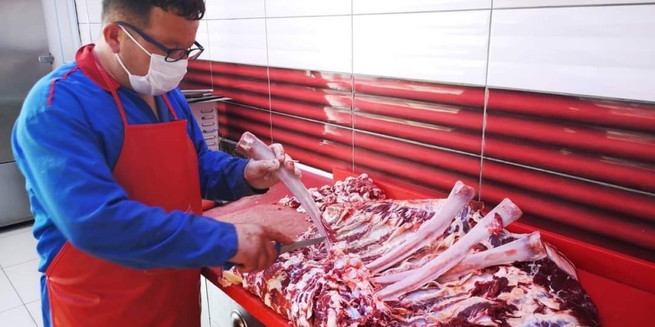 Kasaplarda bayram telaşı başladı