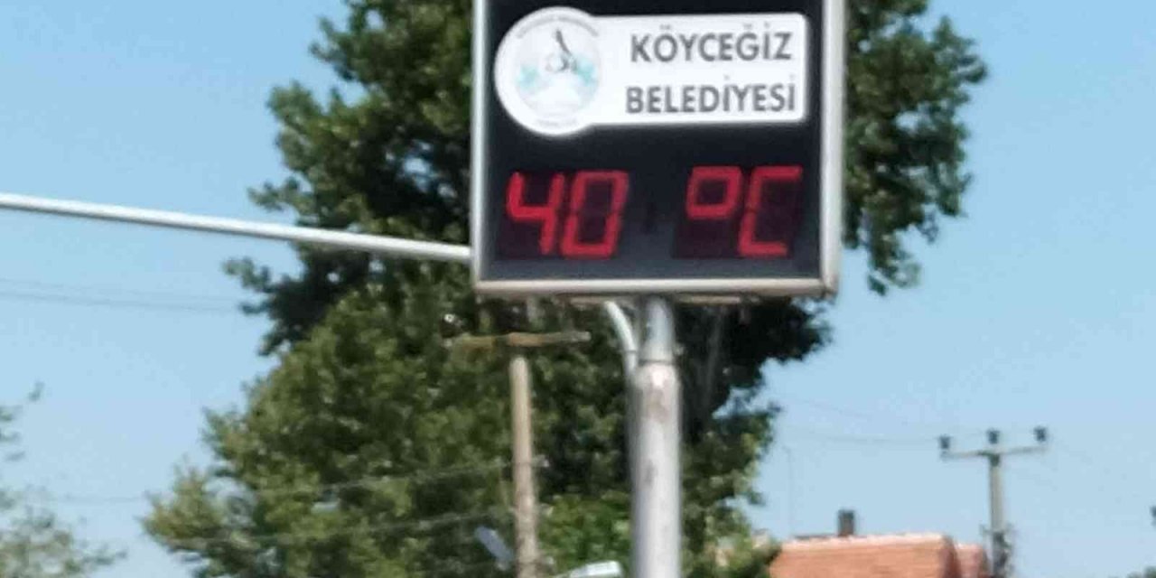 Köyceğiz’de sıcak hava etkili oluyor