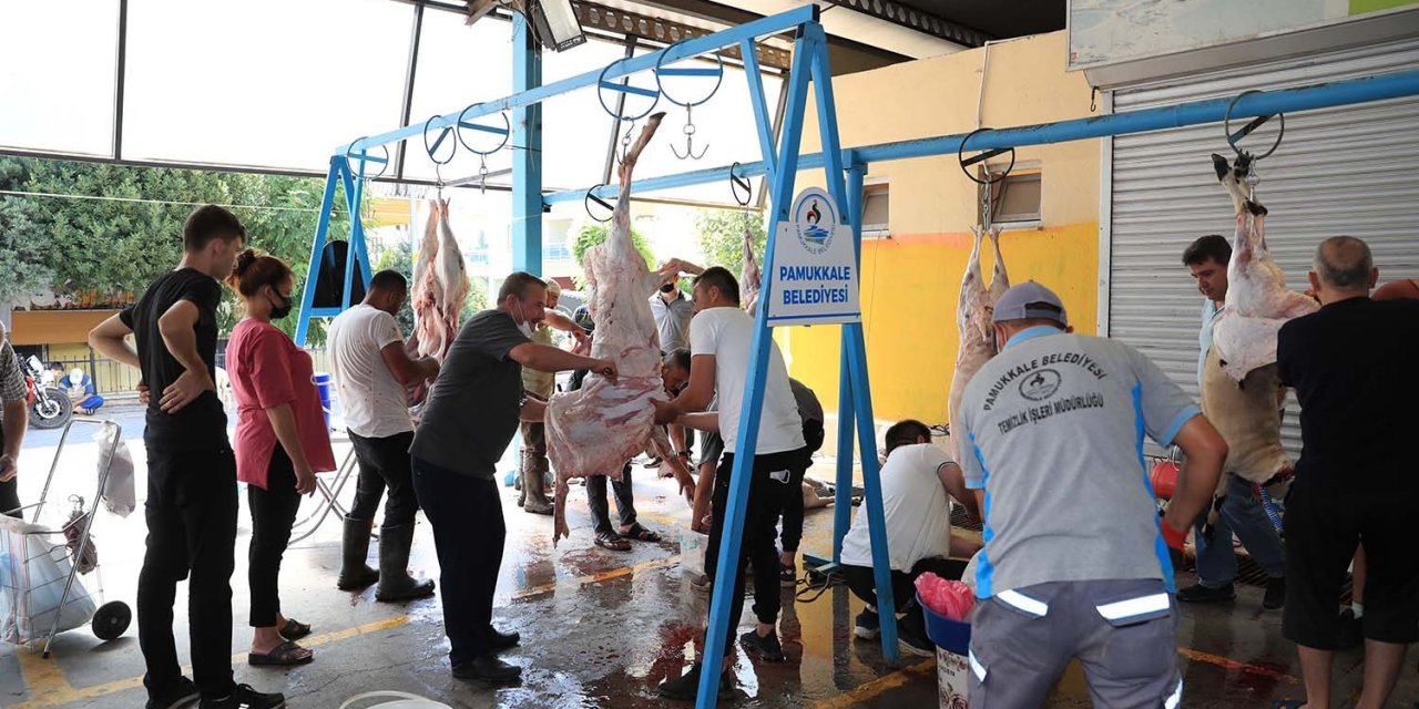 Pamukkale’de kurban kesim alanları belirlendi