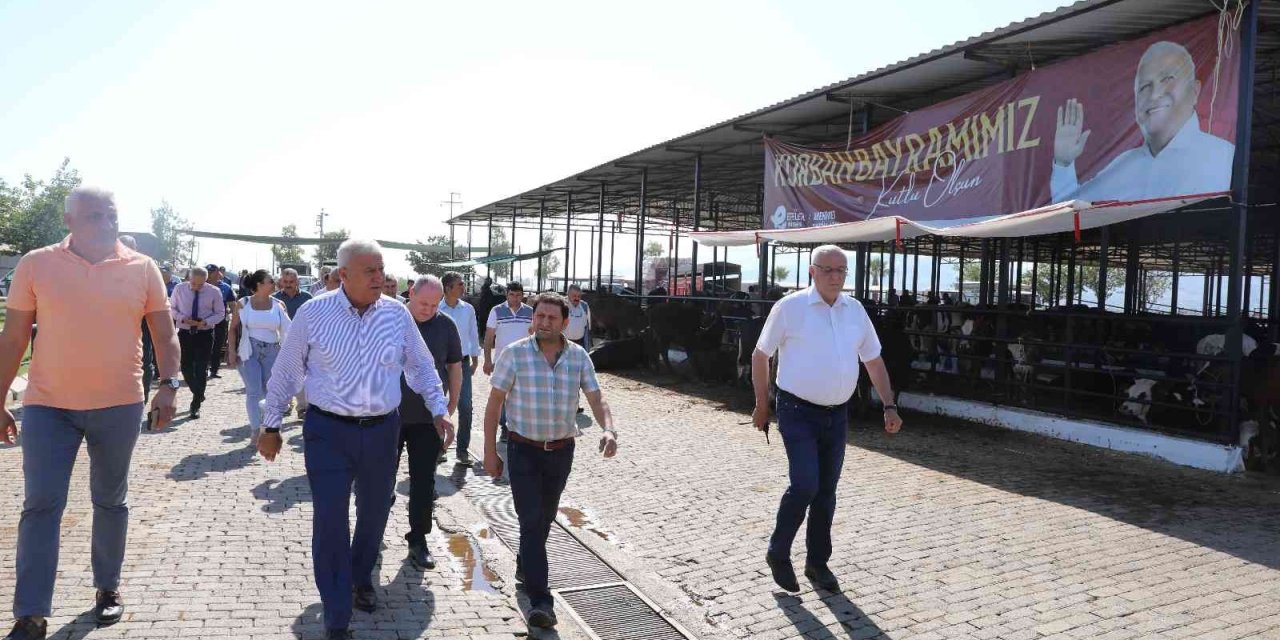 Başkan Atay’dan hayvan pazarında bayram denetimi