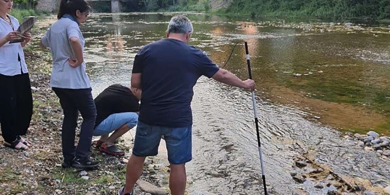 Öğrenciler su kalitesini bilimsel çalışma ile tespit ediyor