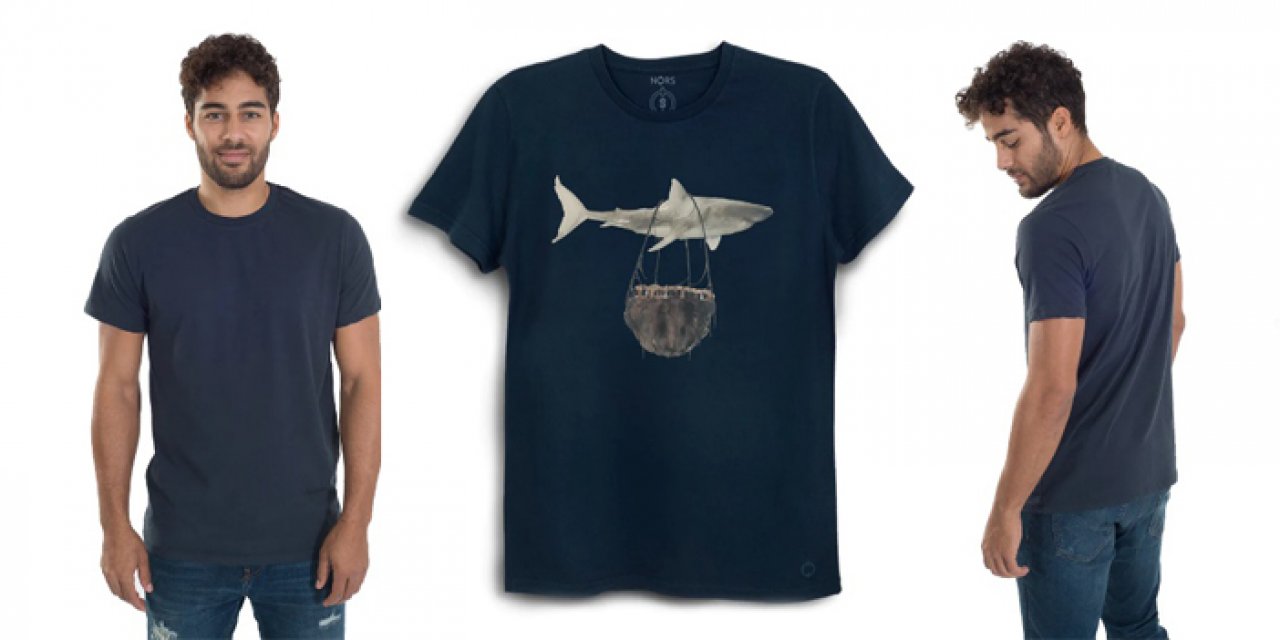 Farklı yaka stilleri ile erkek tişört modelleri