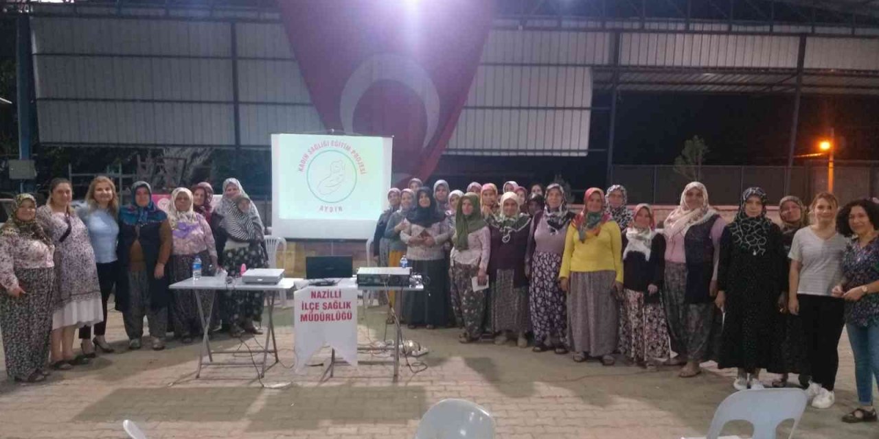 Nazilli’de kadın sağlığı konusunda bilgilendirme yapıldı