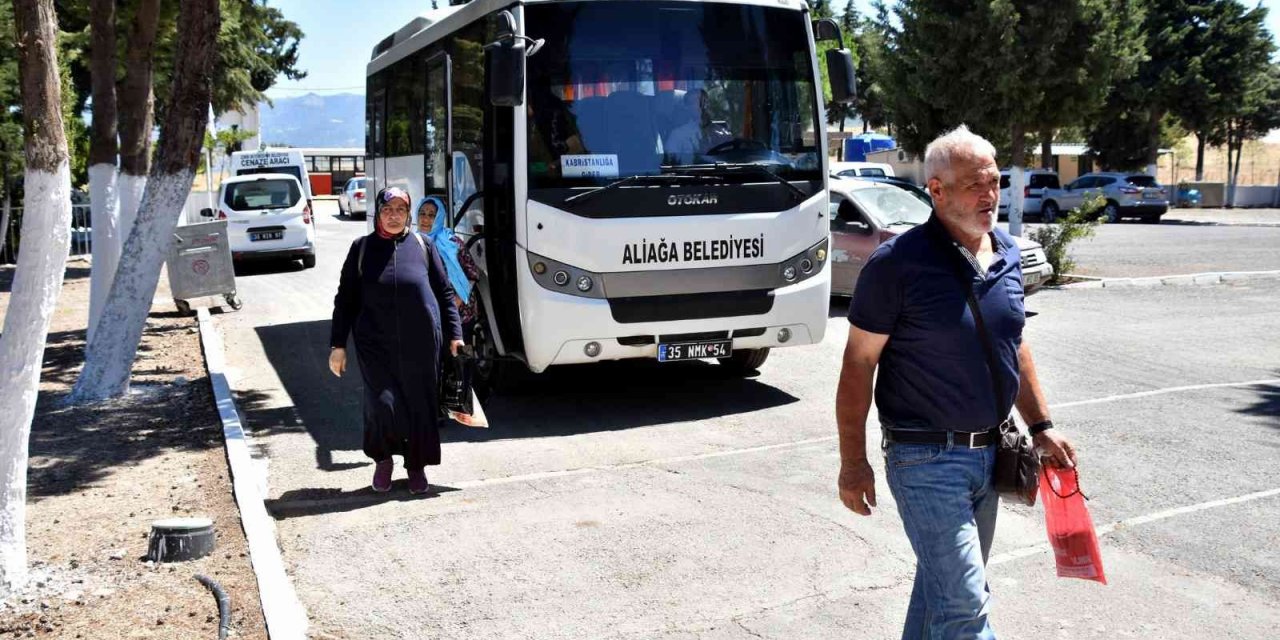 Aliağa’da kabristan ziyaretleri için ücretsiz ulaşım