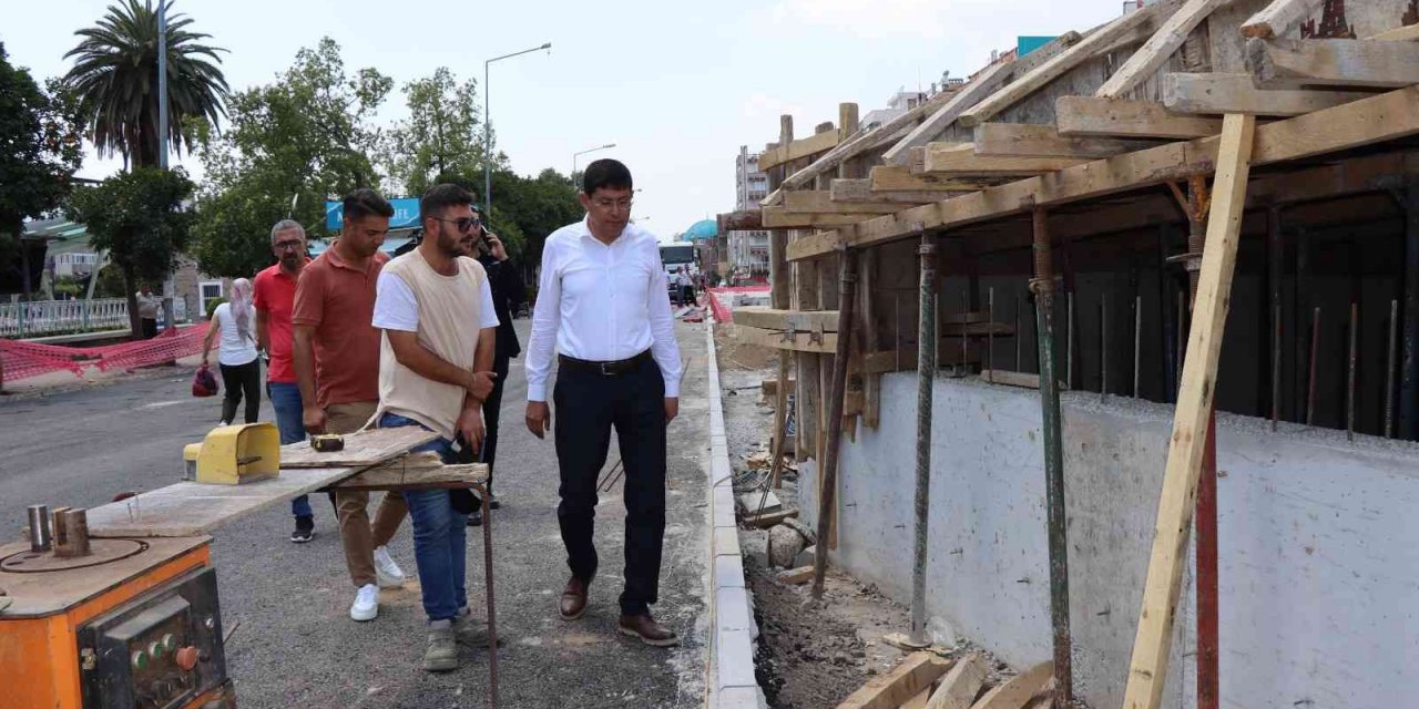 Başkan Özcan çalışmaları yerinde inceledi