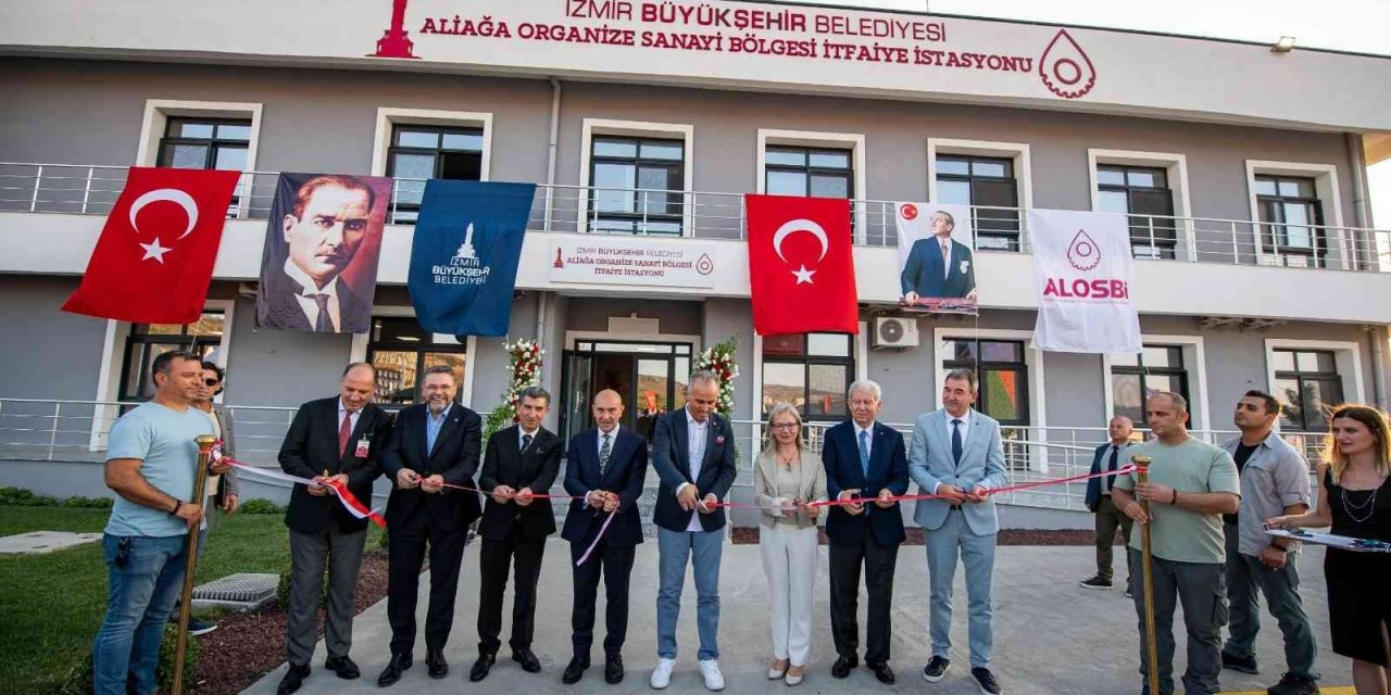 Aliağa Organize Sanayi Bölgesi İtfaiye Merkezi açıldı
