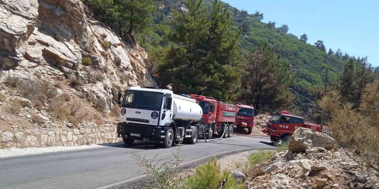Nazilli Belediyesi’nden Datça’daki yangın bölgesine destek