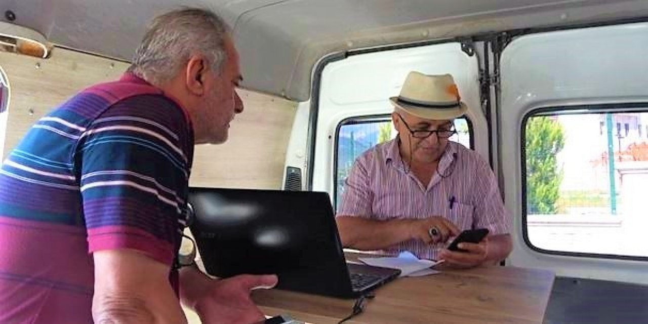 Emlak hizmetlerini vatandaşın ayağına götürüyor