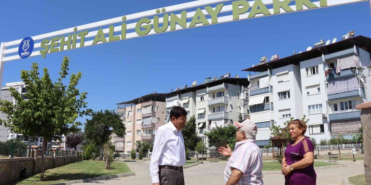 Şehit babasının isteğine Nazilli Belediyesi’nden anında yanıt