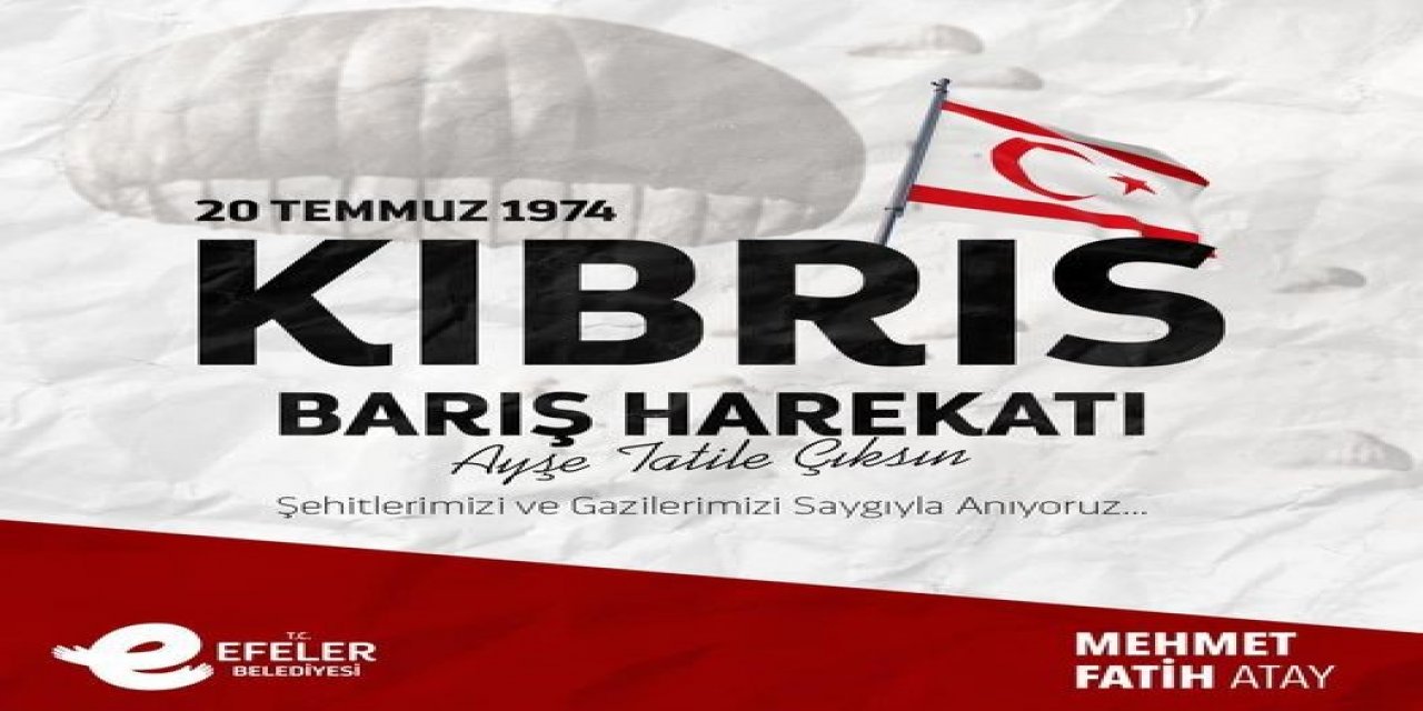 Başkan Atay’dan anlamlı Kıbrıs paylaşımı