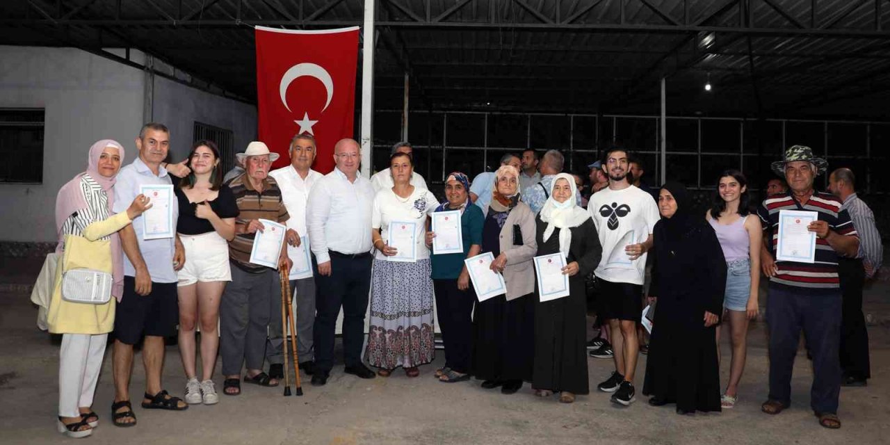 Menteşe Akçaova’da 20 yıllık imar sorunu çözüldü