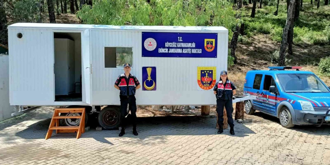 Köyceğiz Ekincik’te jandarma asayiş noktası açıldı