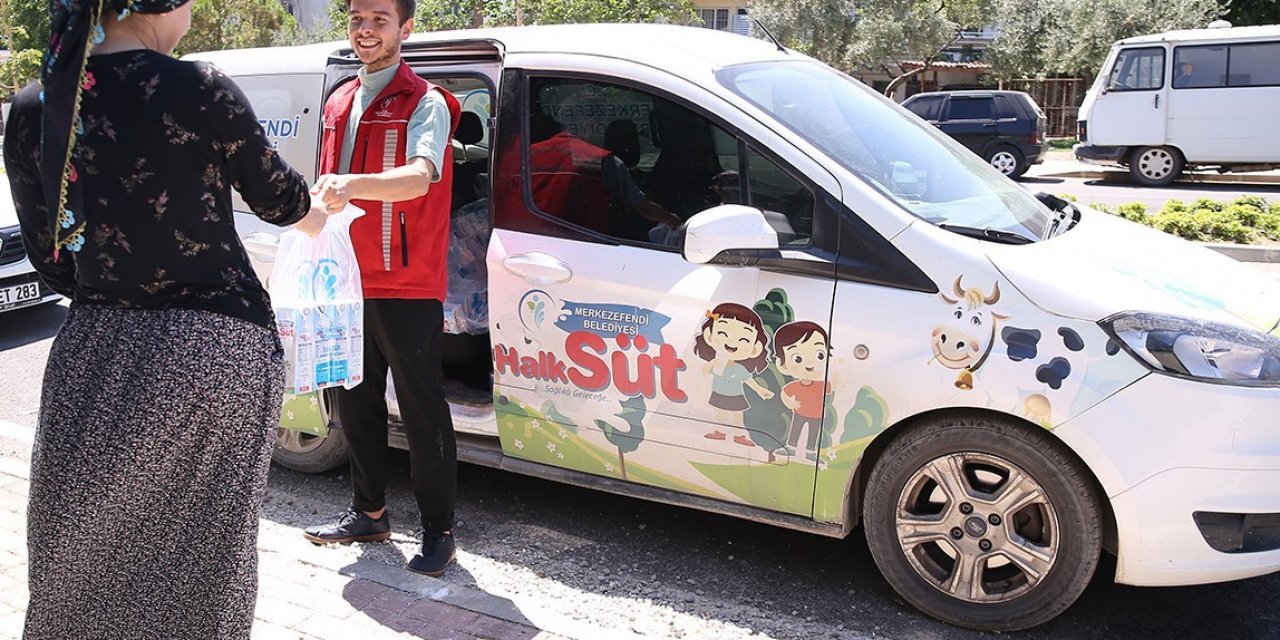 Halk süt hem aileleri hem de üreticiyi sevindiriyor