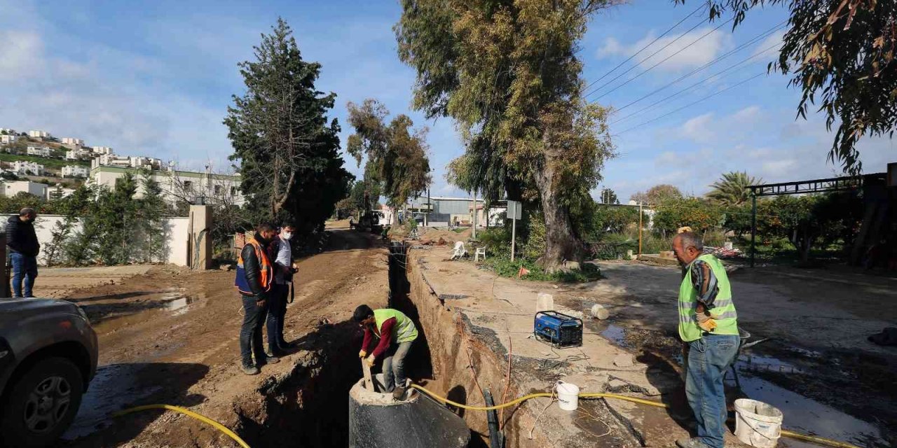Bodrum’da 83 milyon TL’lik altyapı yatırımı devam ediyor