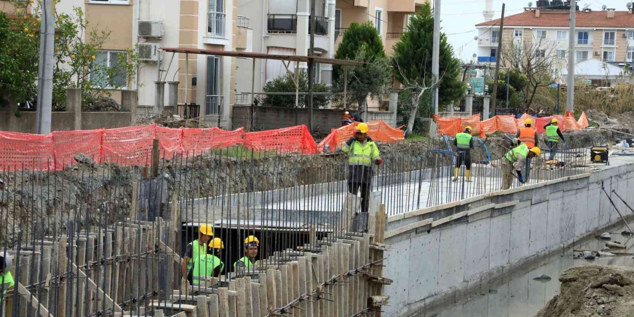 Dalaman’da alt yapı çalışmaları tamamlanmak üzere