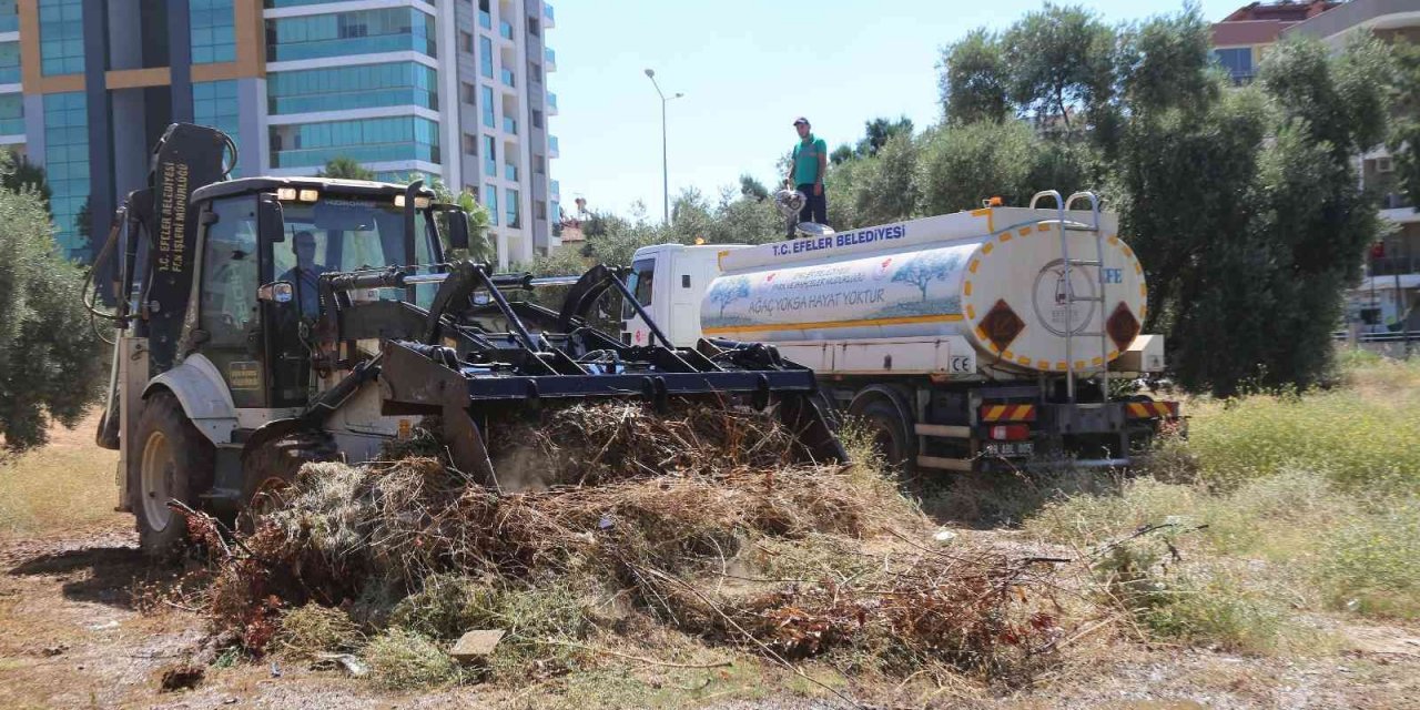 Efeler’de yangın tehlikesine geçit yok