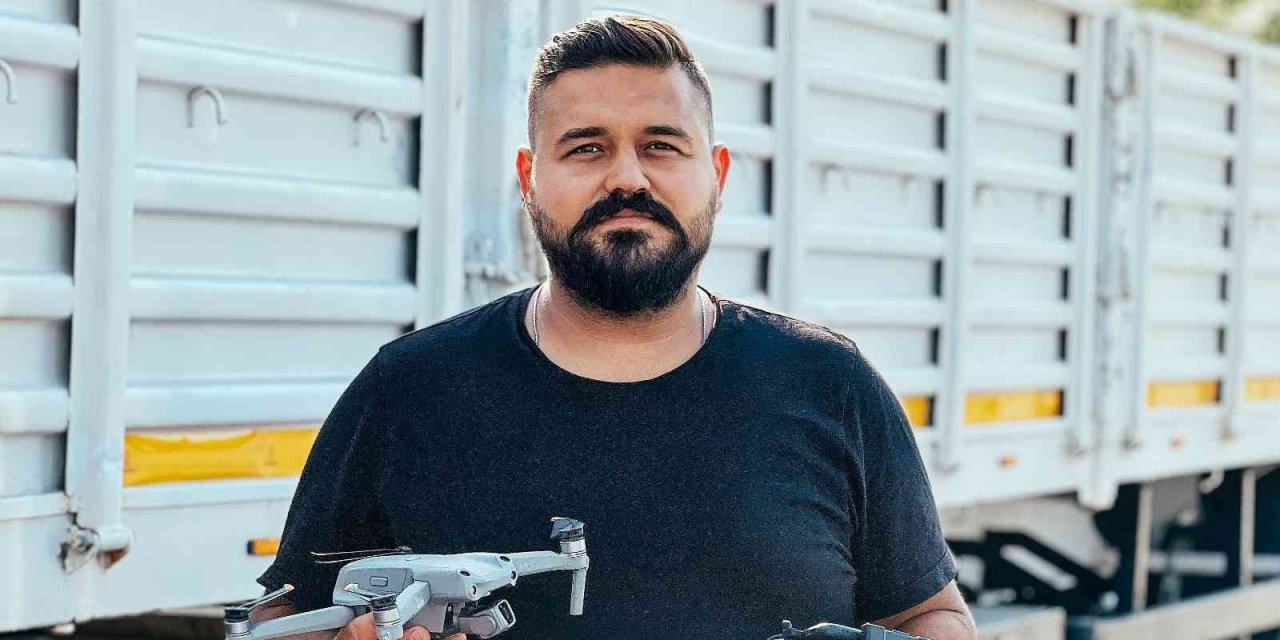 Aydınlı fotoğraf sanatçısı merakını drone ile giderdi