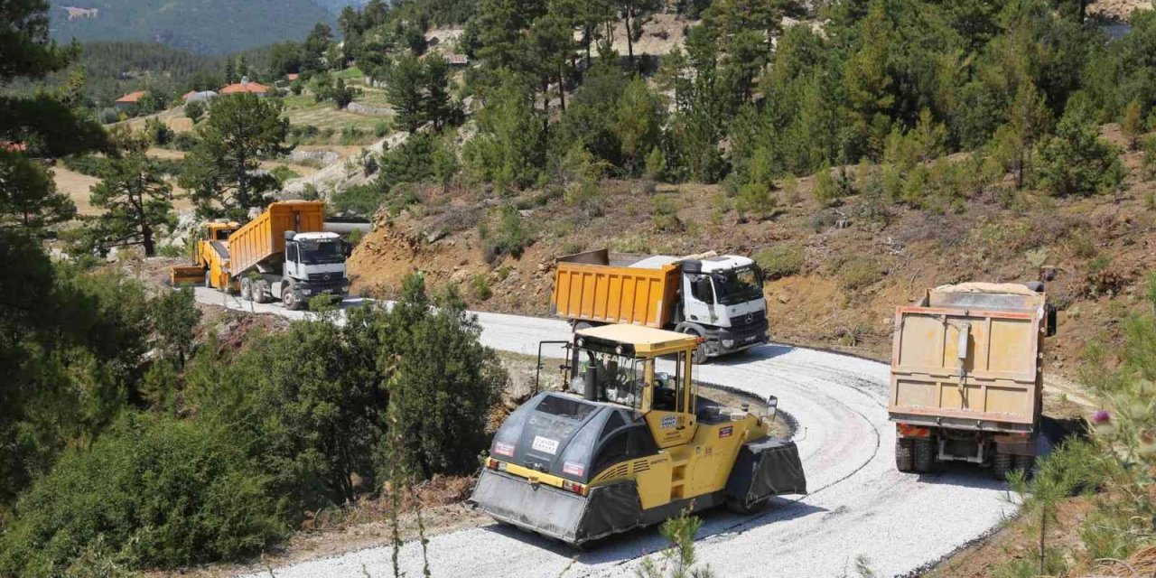 Çameli’nde asfalt çalışmaları başladı
