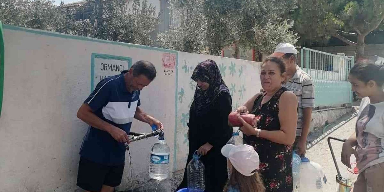 Dikilililer su kuyruğunda