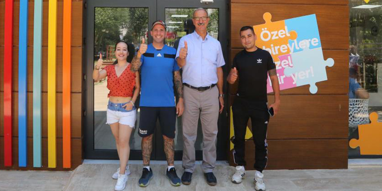 Çevreci İspanyol’dan Efeler ve Otizm Yaşam Merkezi’ne hayran kaldı