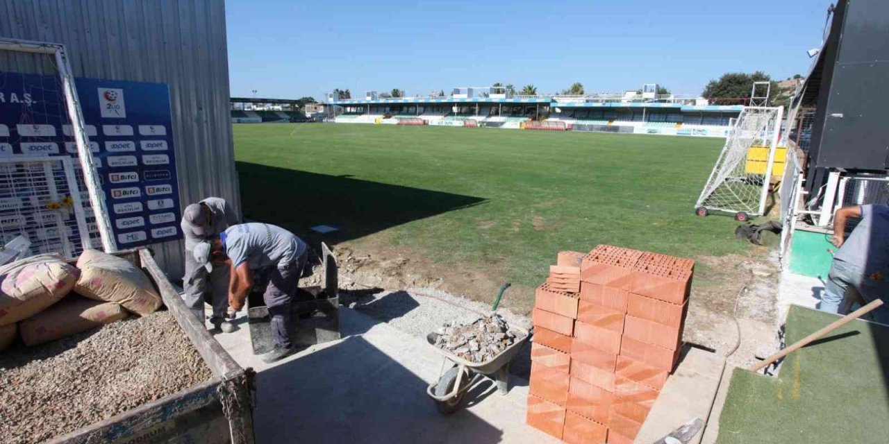 Bodrumspor’da ve stadyumda hazırlıklar sürüyor