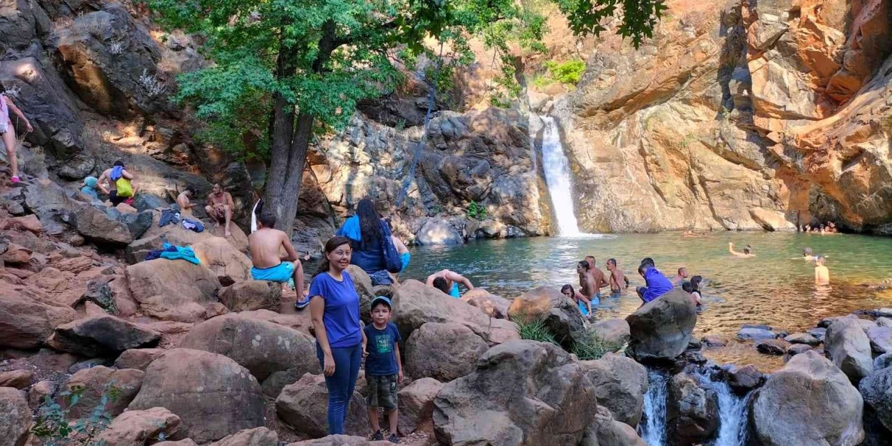Köyceğiz’in saklı cenneti ’Toparlar Şelalesi’