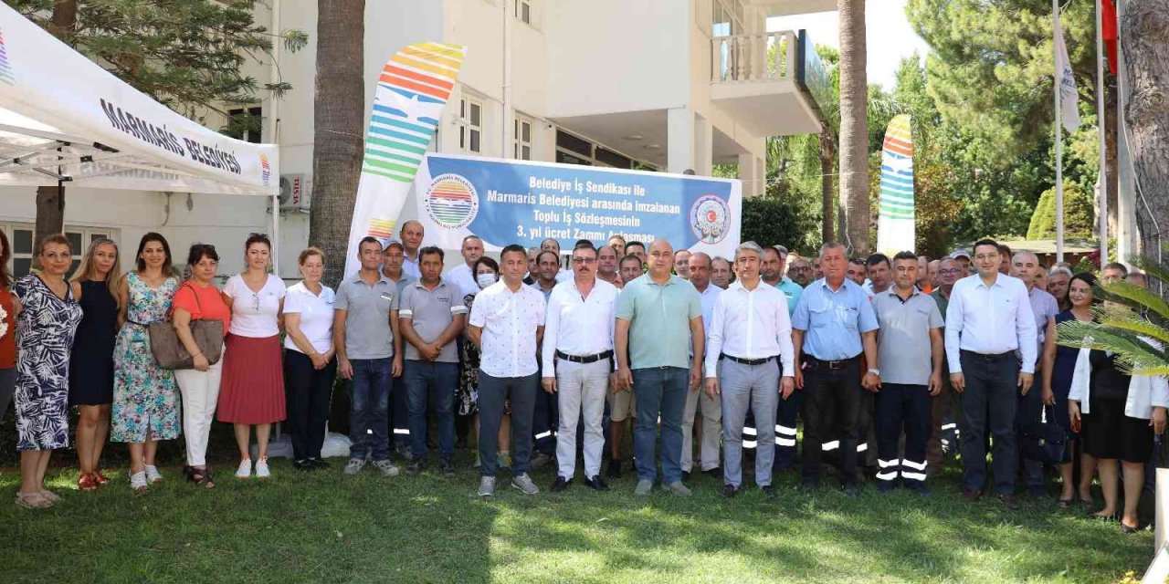 Marmaris’te işçi maaşlarına yüzde 56 zam yapıldı