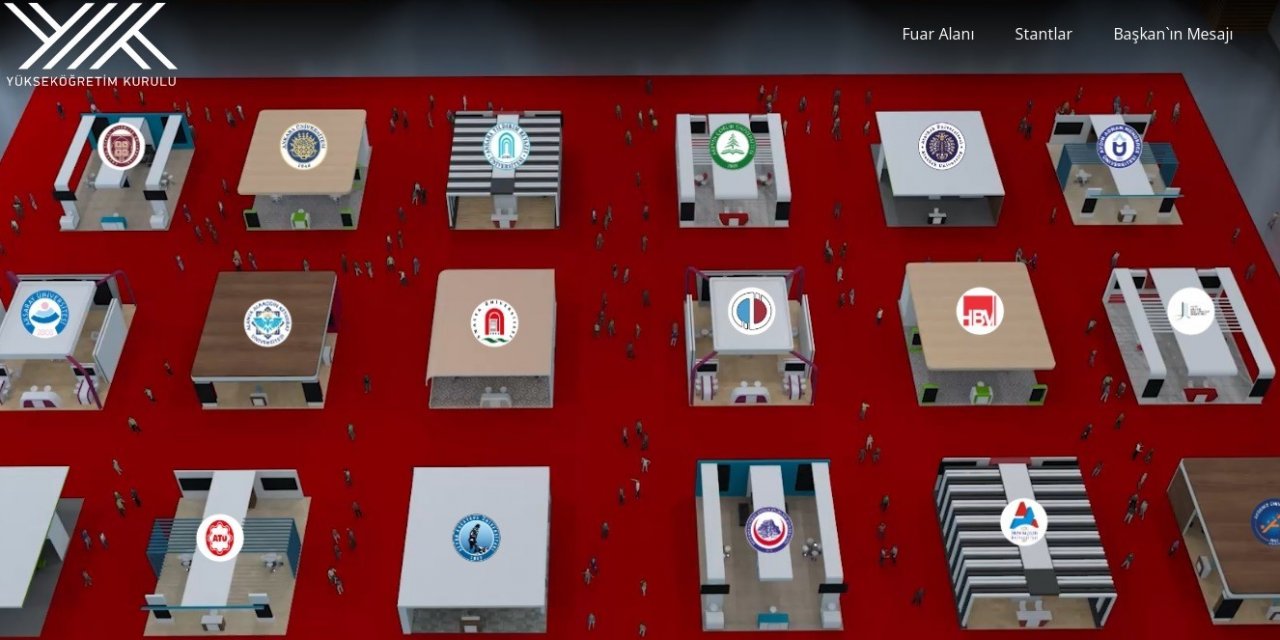 Sanal fuarda 20 bin öğrenci ADÜ’yü inceledi