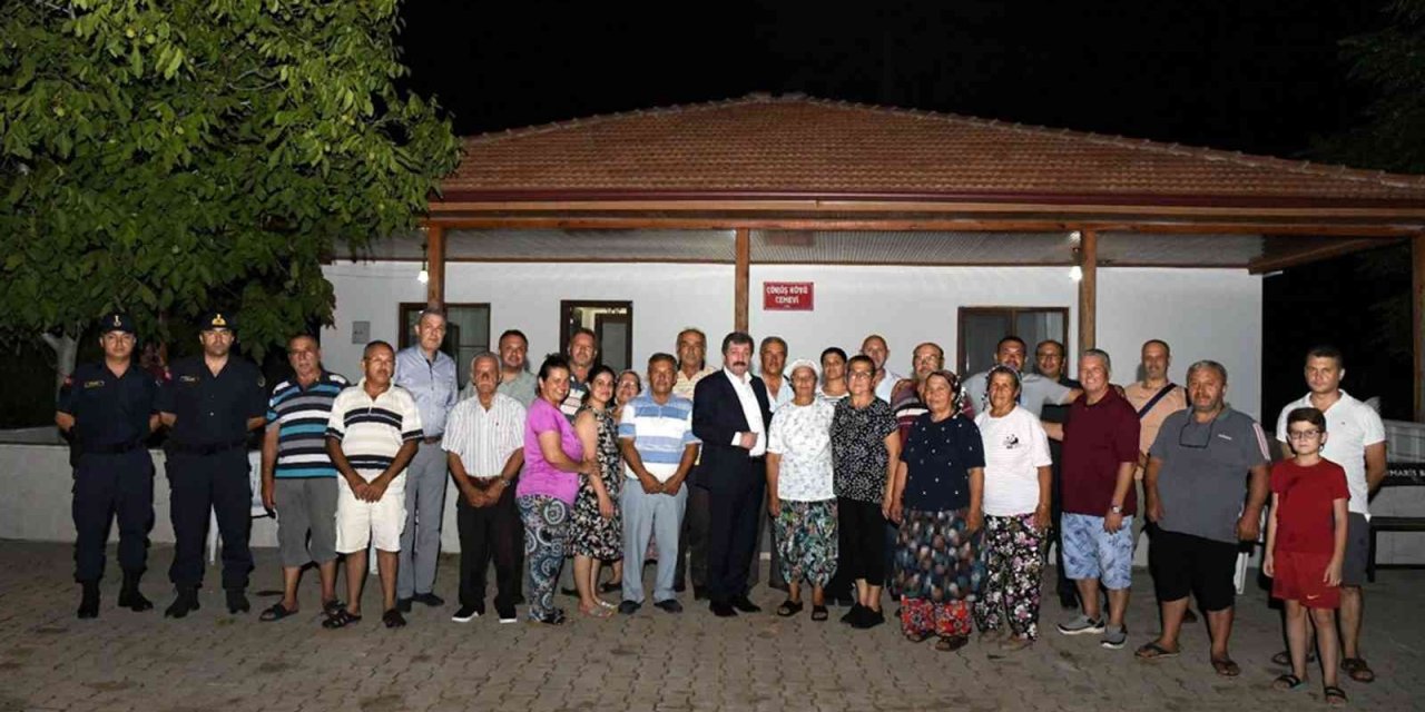 Vali Tavlı Cemevinde Oruç açma programına katıldı