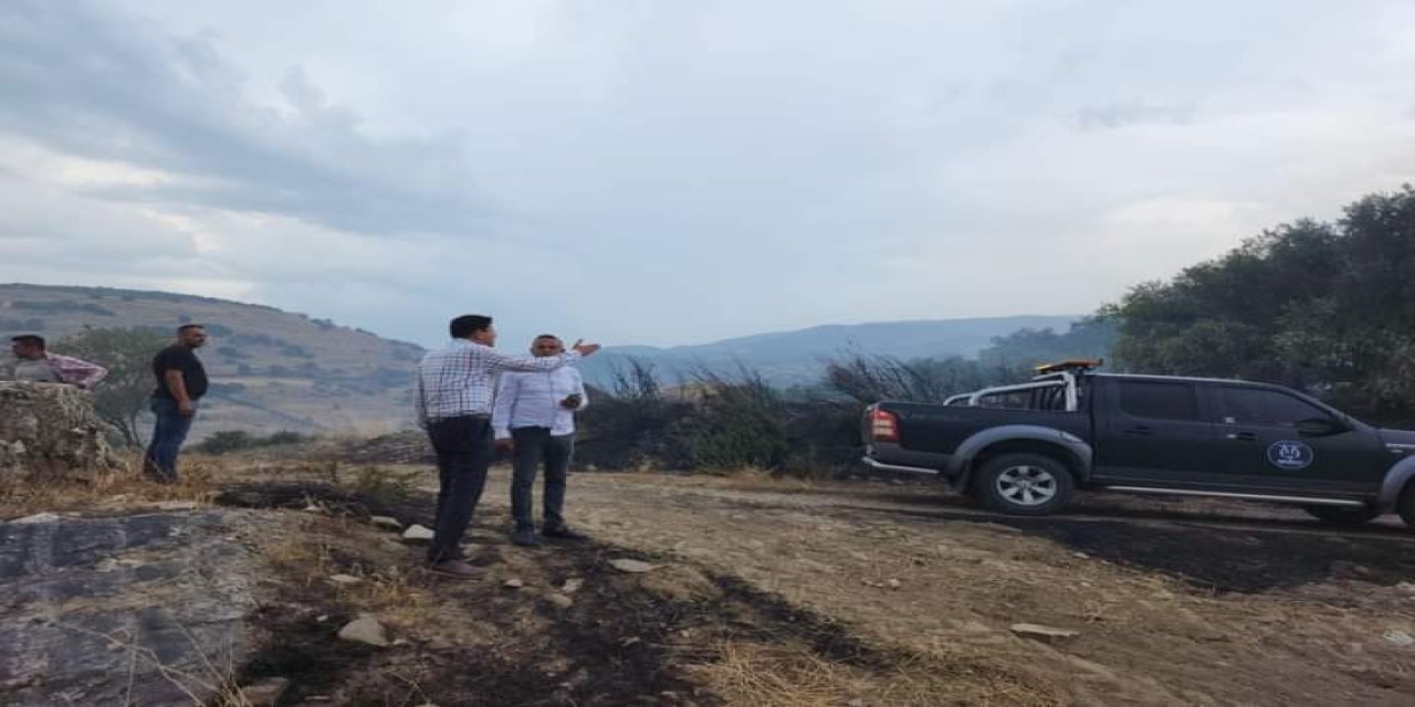 Nazilli Belediyesi’nden yangın bölgesine destek