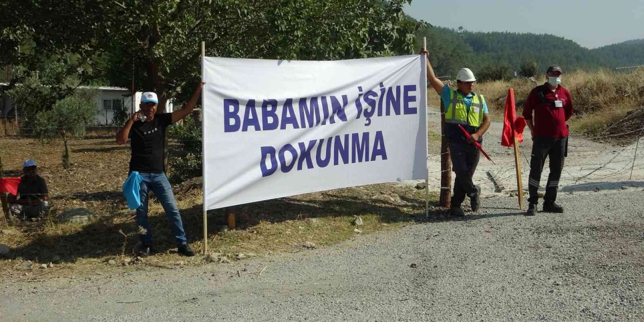 Milas’ta bu defa termik santral çalışanları ve yakınları eylem başlattı