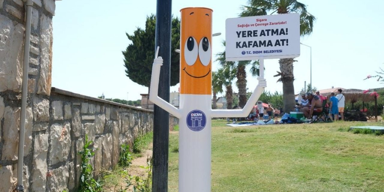 Didim’de geri dönüştürülen hurda malzemeler kenti güzelleştiriliyor