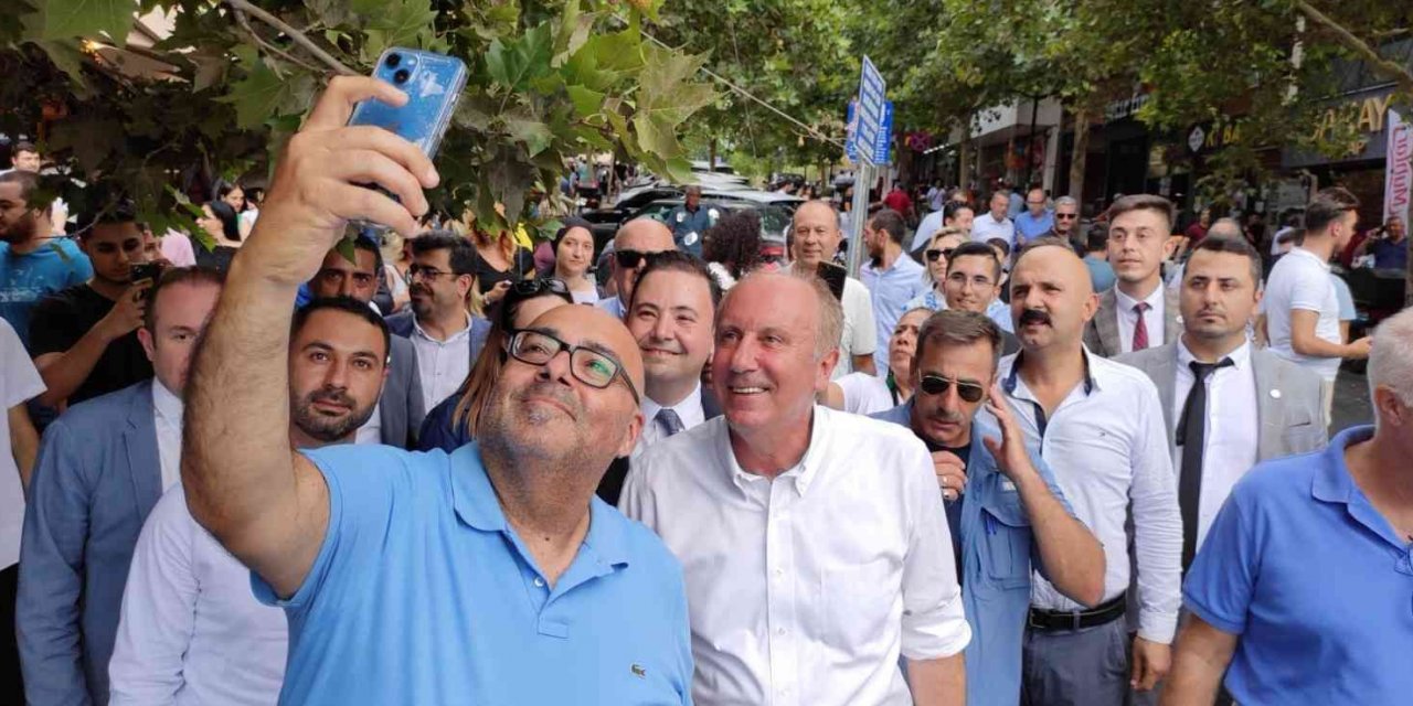 Muharrem İnce, Denizli’de esnafla bir araya geldi